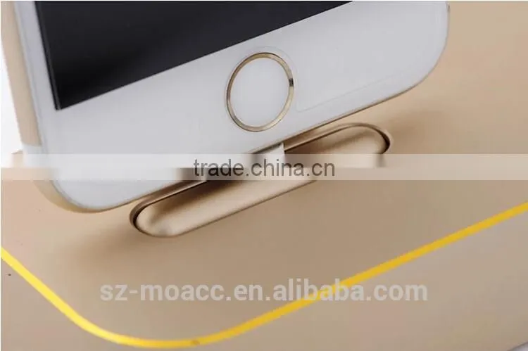High quality for apple watch stand aluminum with stand battery charger for iPhone 5/6/6plus
