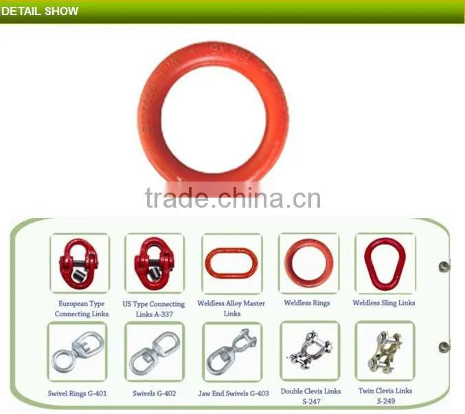 G80 forged alloy steel weldless round rings