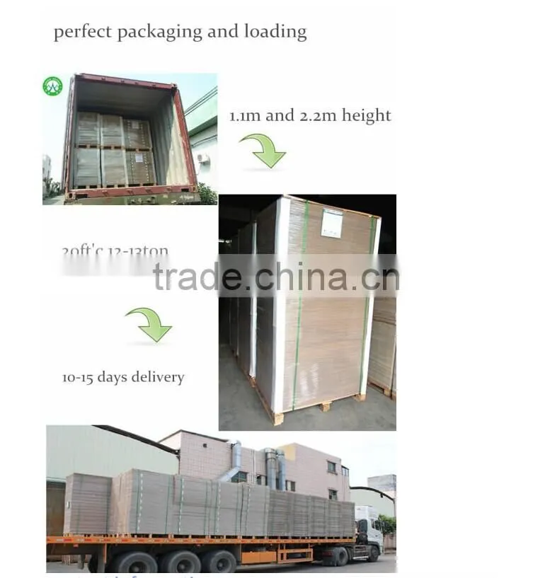 250~650 gsm Grey Board Paper Roll For Offset Printing