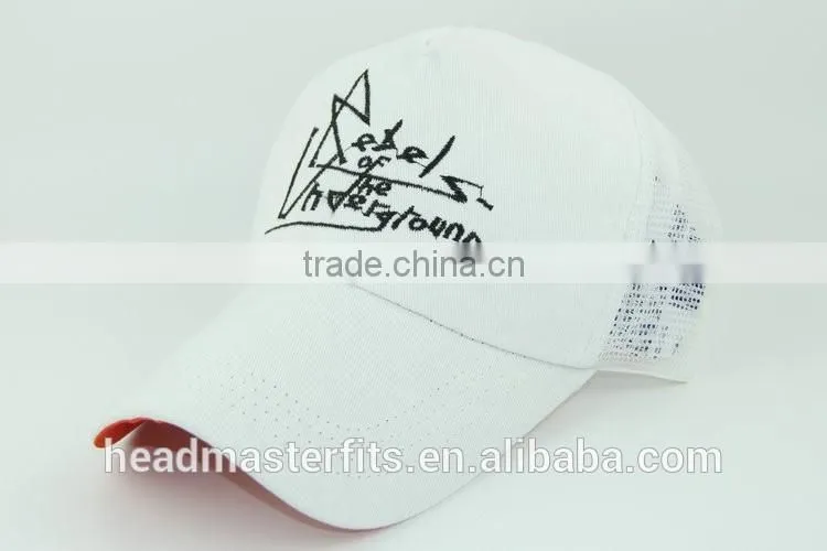 5 panels cotton trucker caps embroidery logo custom trucker cap