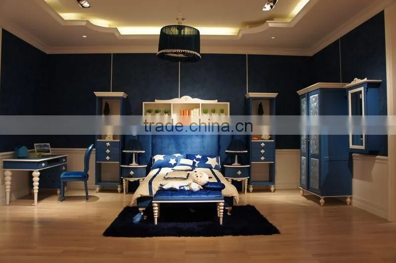 Popular kids furniture children bedroom set new design with exquisite form