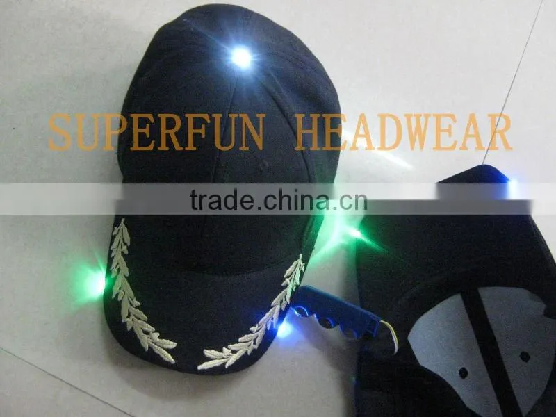 promotional colorful LED light cap