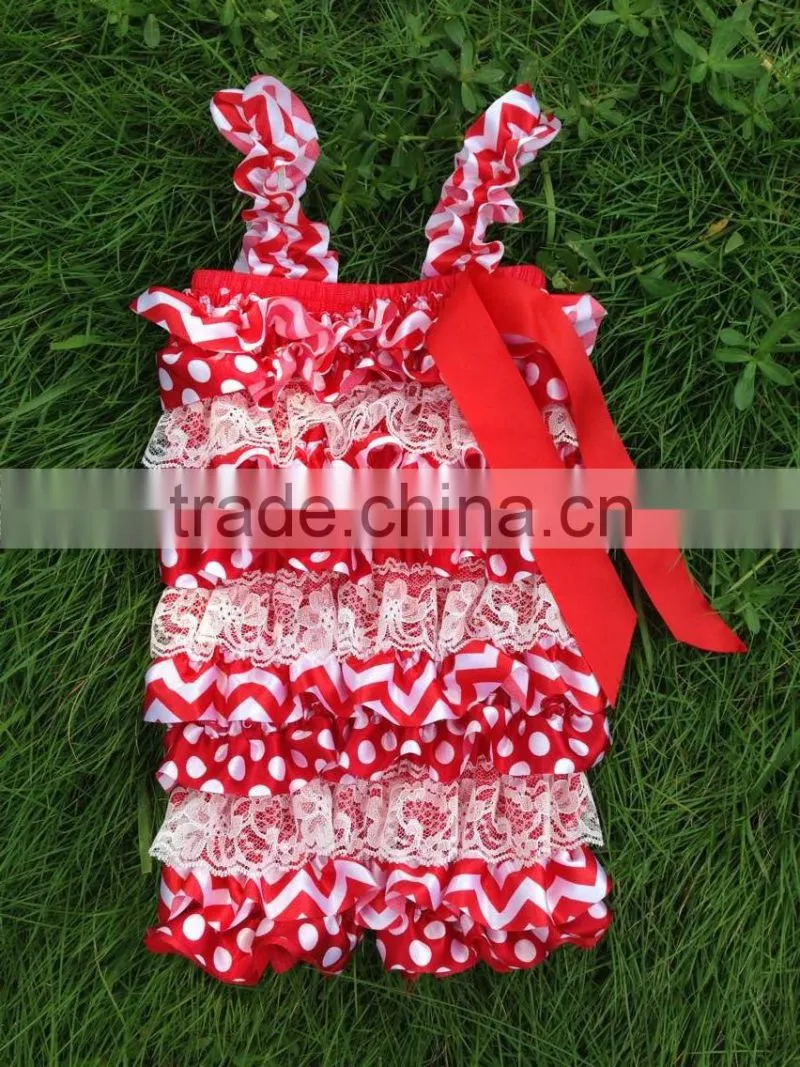New arrival newborn rompers high quality baby girl romper wholesale pretty design ruffle romper