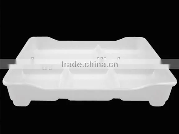 Melamine food serving tray