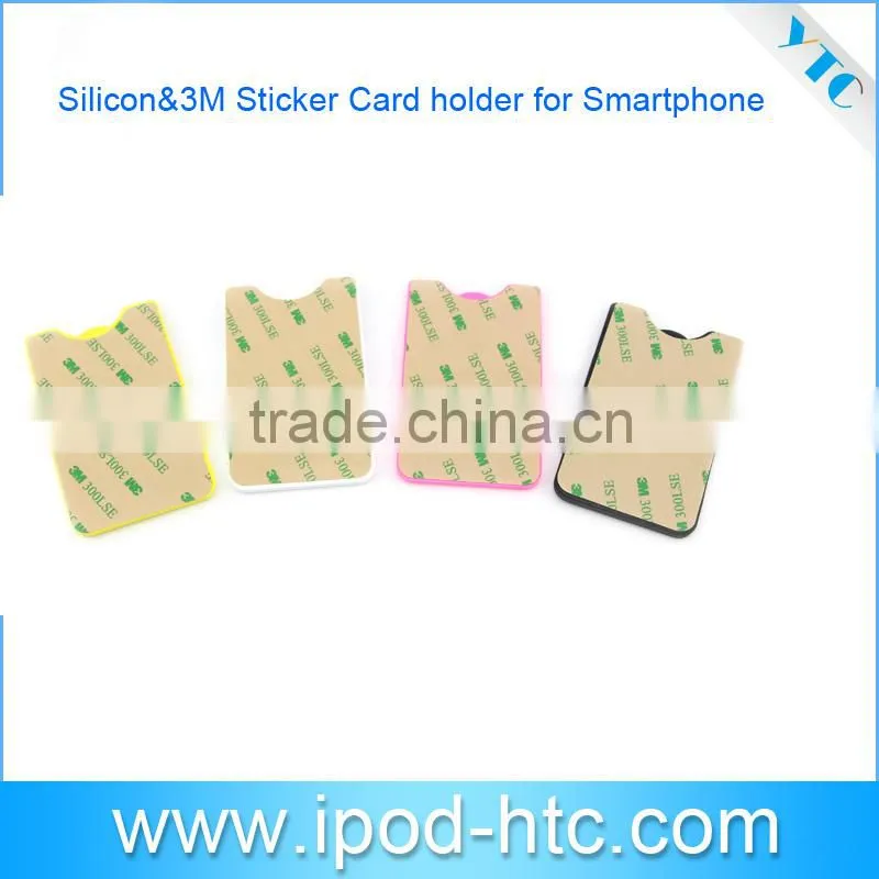 Silicone card holder, mobile phone case card holder wallet, Silicone Card Holder
