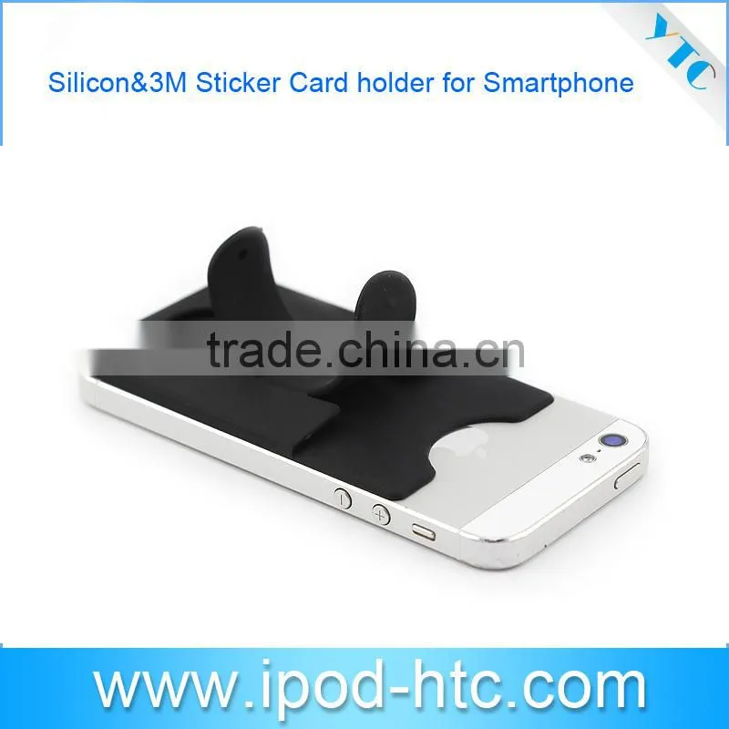 Silicone card holder, mobile phone case card holder wallet, Silicone Card Holder