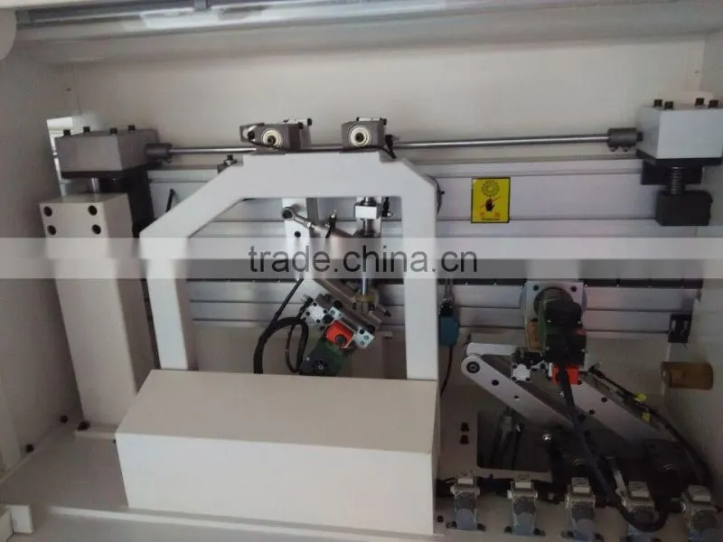 KC307C Full automatic straight edge bander/touch screen veneer edge banding with corner rounding