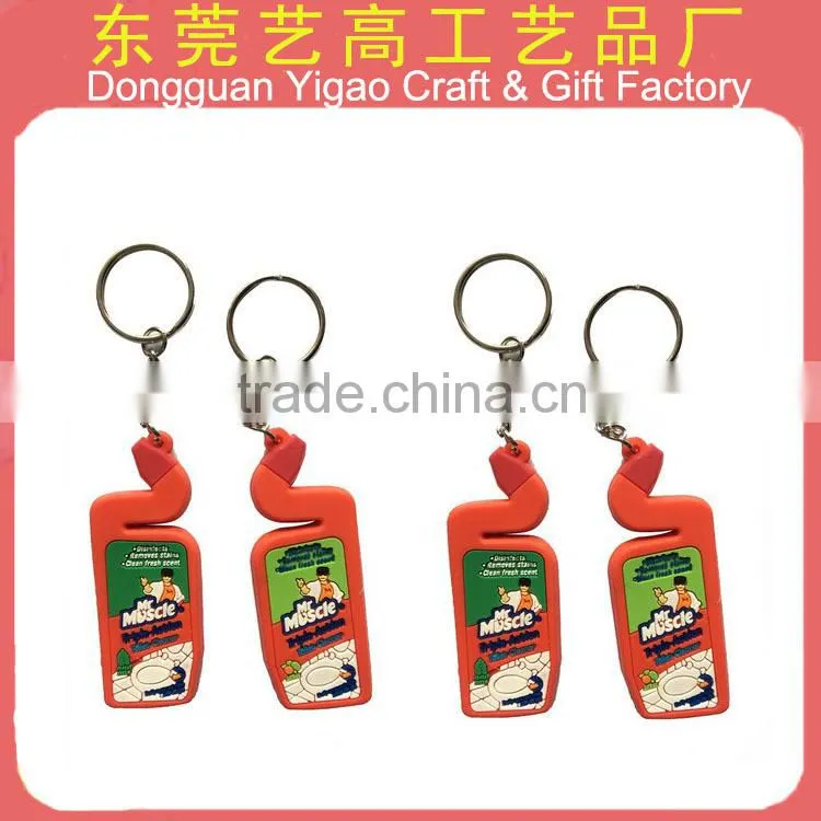 Promotional no minimum custom logo key chains