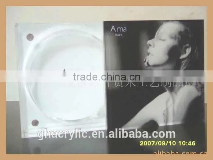 customized luxury clear acrylic magnetic photo frame for different commemoration day