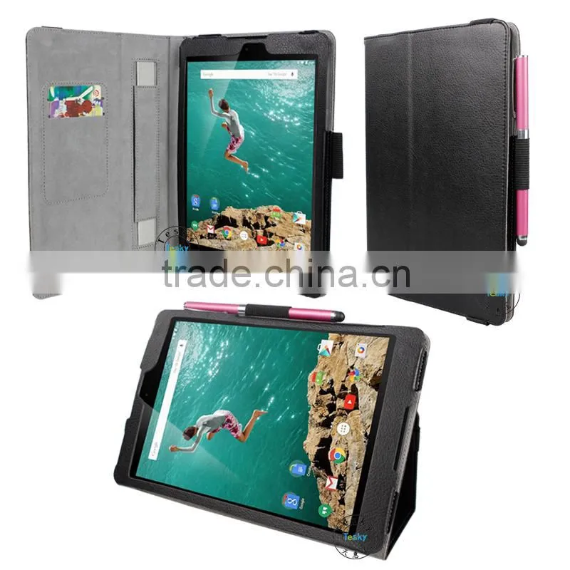 china supplier new product folio case cover for HTC google nexus 9 8.9 inch case cover