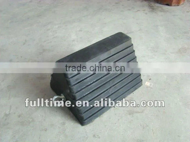 best price rubber wheel chock stopper for truck