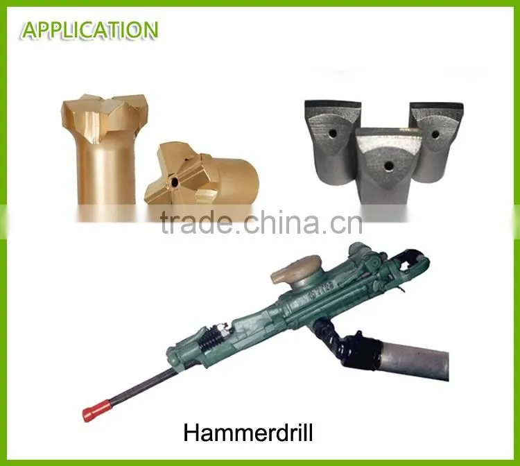 YG15 Shining color K034 tungsten carbide mining tips, cemented carbide rock drill bits