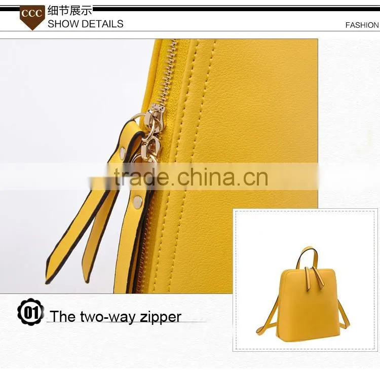 China suppliers alibaba wholesale newest design colorful girls leather back pack