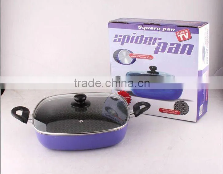 non stick aluminum spider pan