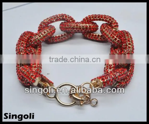 Fashion pearl bracelet with rose letter A pendant chinese manufacturer
