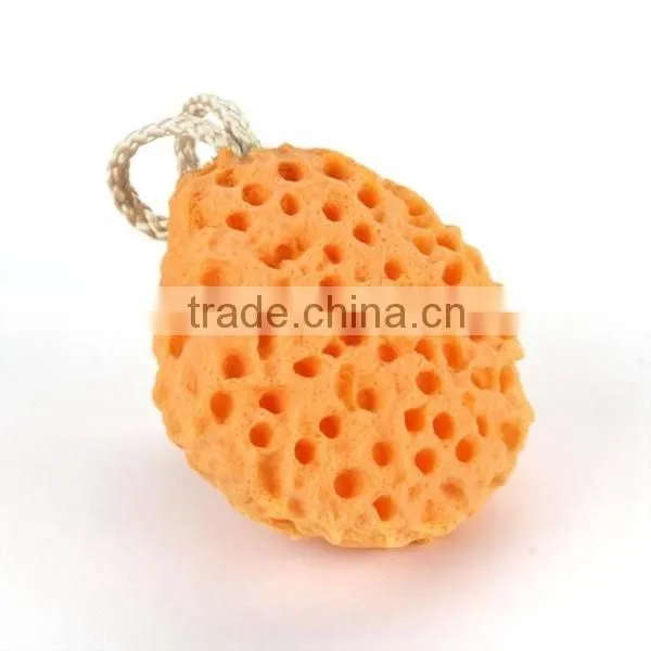 Shower Spa Body Cleaning Sponge Scrub (Orange)
