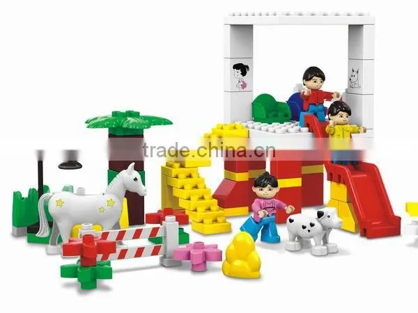 Educational Toy Zoo Set Building Bricks