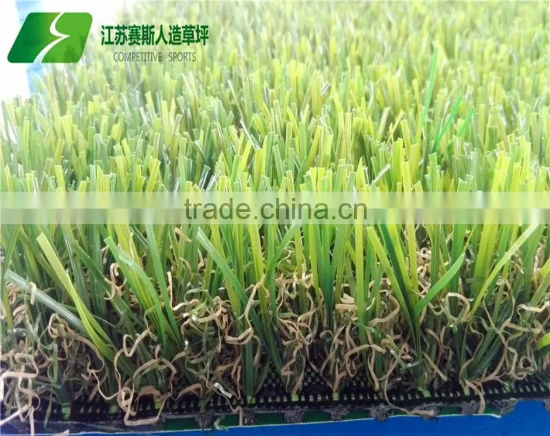 Home use outdoor laying S shape synthetic grass