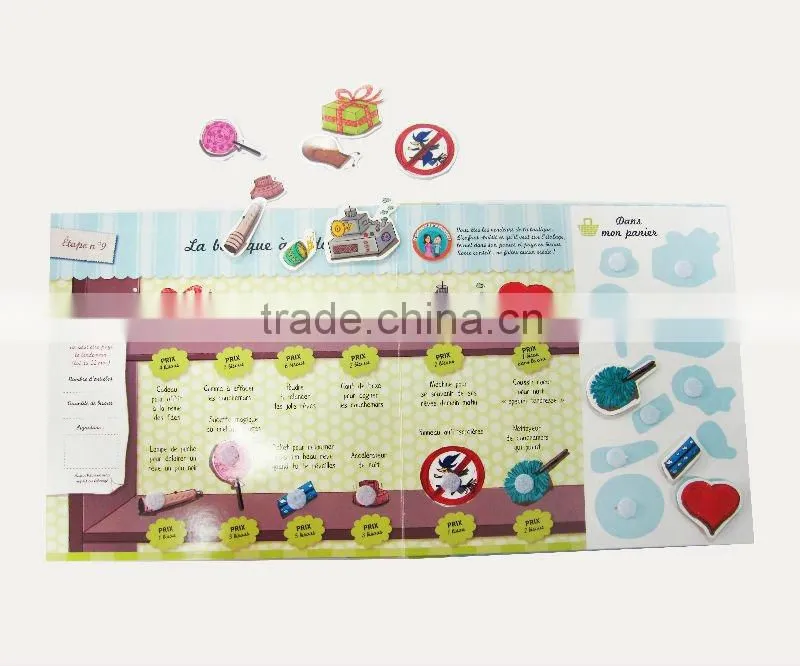 Children sticker book printing
