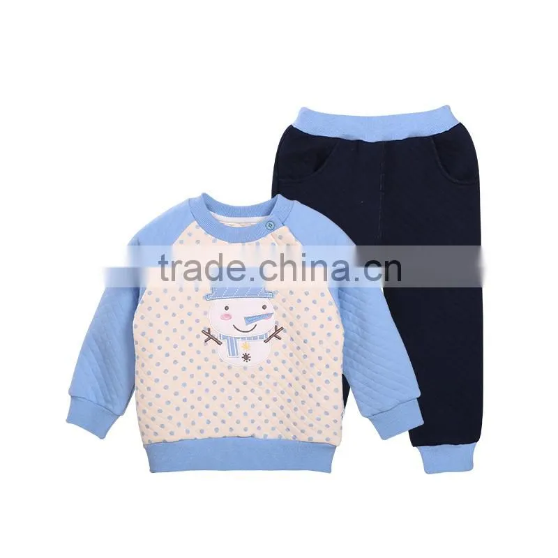 Popular good quality children pajama boy pajama cotton with printing
