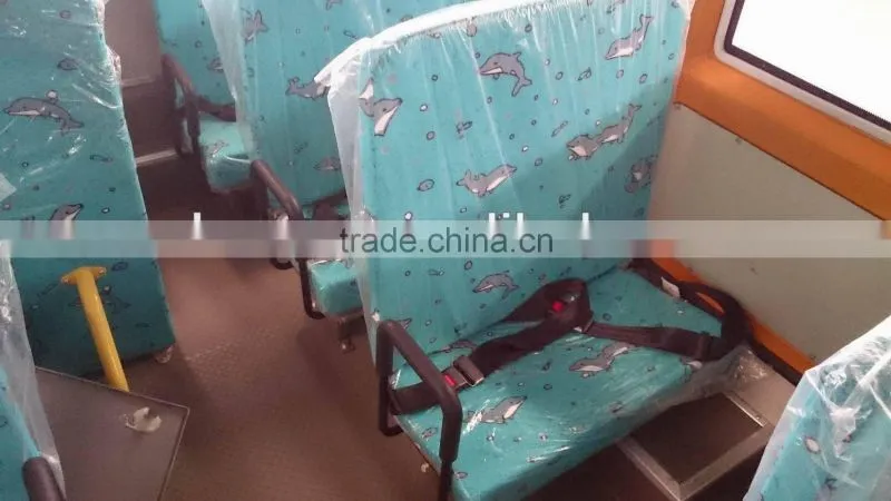 Huaxin Low price 5.2m yellow gasoline school bus dimensions for sale