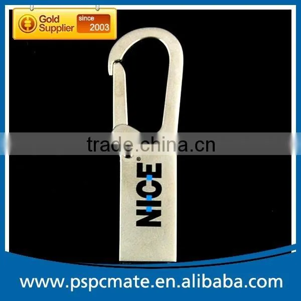 4G 8G 16G 32G Metal USB Flash Drive with Snap Hook