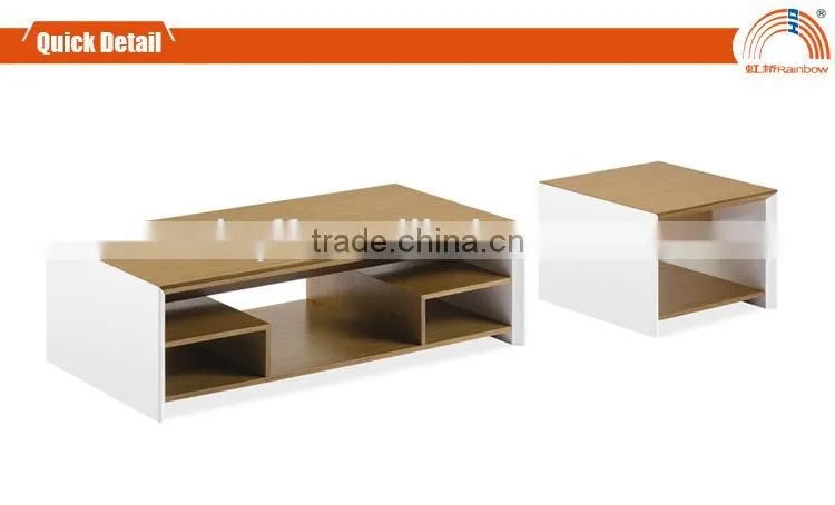 CT-31 ET-31 stainless steel wood modern coffee table