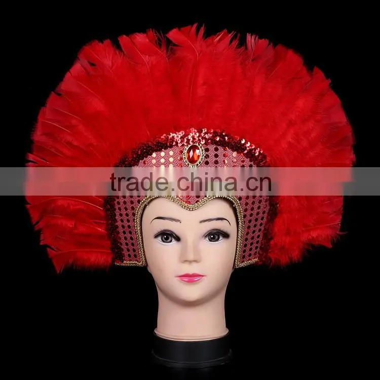 Fashion Turkey Feather Brazilian Carnival Mask