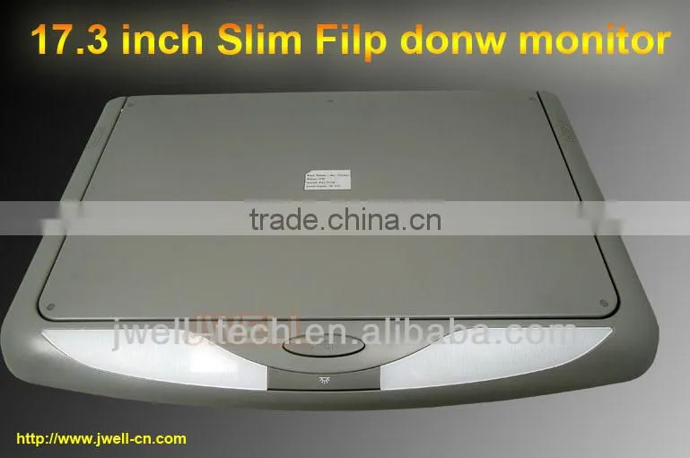 17 inch vehicle roof mount tv monitor with ir transmitter