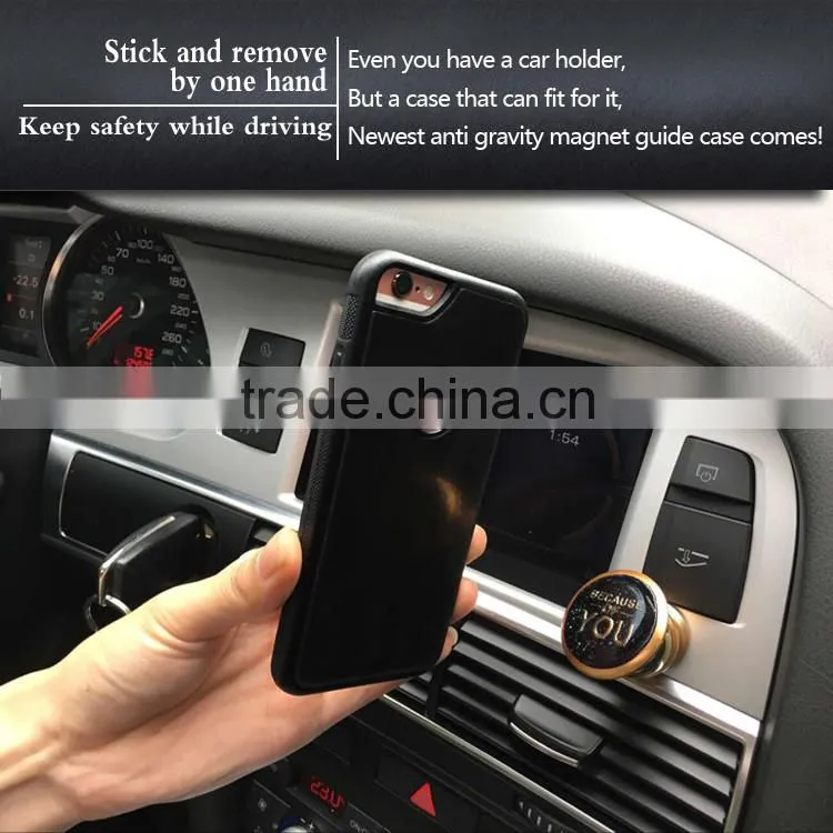 For Iphone 6 Selfie Stick Tpu Pc Nano Suction Anti Gravity Phone Case