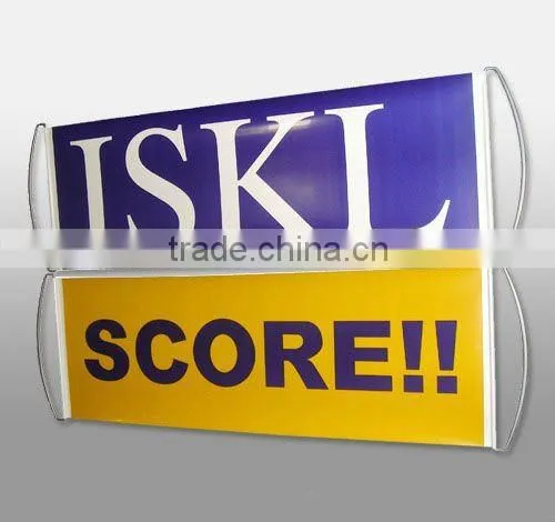 Plastic PET Sports Fans Cheering Rolling Flag/Banner