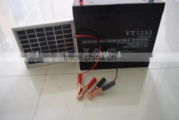 Tempered glass laminated PV solar panel for outdoor power supply