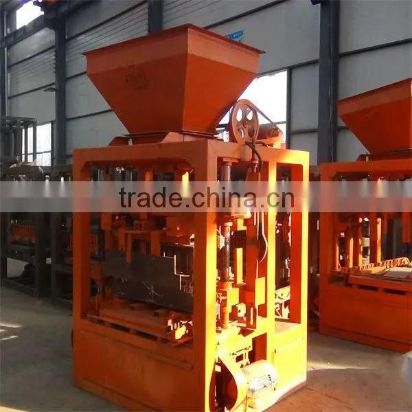 QT4-24 compressed earth block making machine/brick making machine