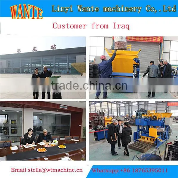 WT10-15 automatic brick making machine for bangladesh egg laying concrete block machine