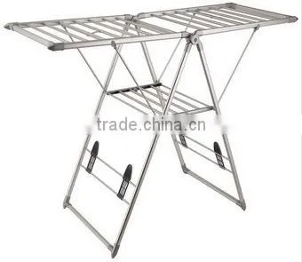China manufacturer top sale custom stable metal wire black dress hangers stand for garment