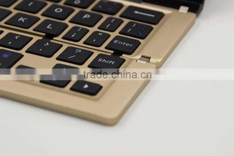 Folding rectangle wireless bluetooth keyboard