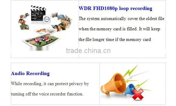 Mini Car front camera DVR with chipset of NTK96550+AR0330 hd 1080p front rear camera car dvr
