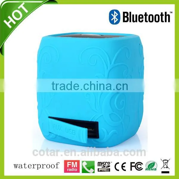 2016 Factory Wholesales Mini Wireless Waterproof Mushroom Bluetooth Speaker With Silicone Case