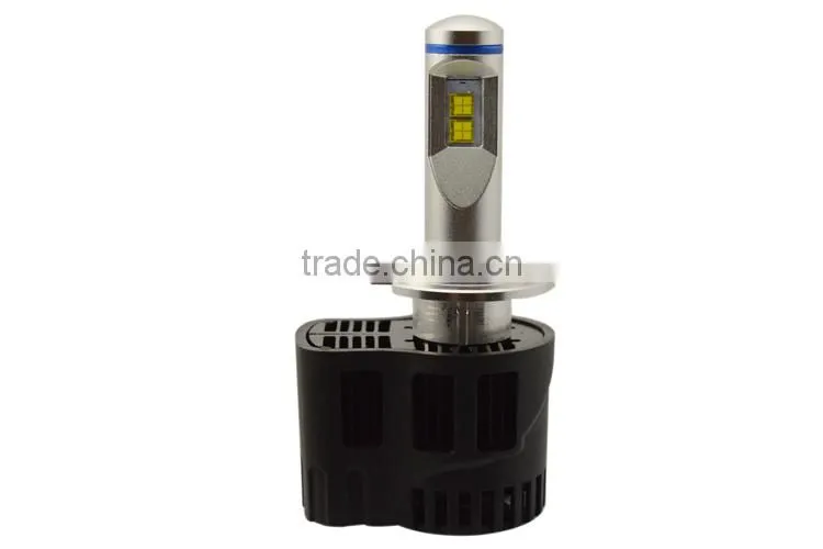 High quality product 55w 5200lm led headlight with 3000k 4000k 5000k 6000k conversion kit h7