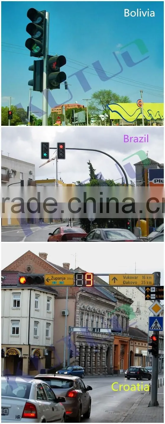 Brand new integrated solar power system wireless pedestrian traffic light with button