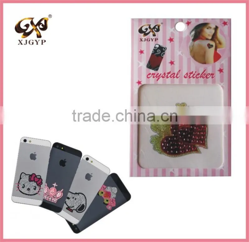 rhinestone sheet sticker/rhinestone laptop stickers/rhinestone butterfly sticker