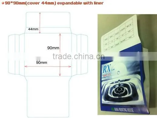 Newest item contact lens envelope paper packet(XM)