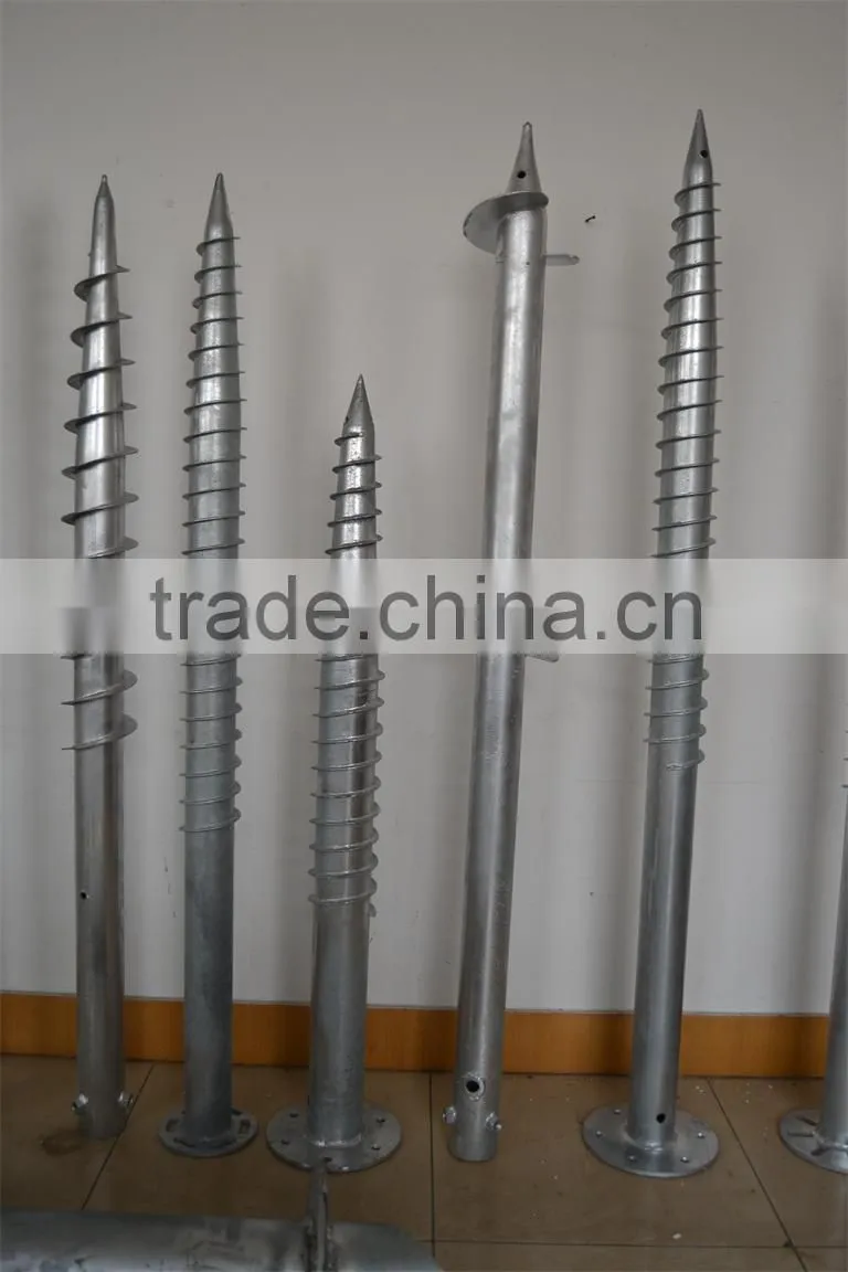 Ground mount system for solar installation