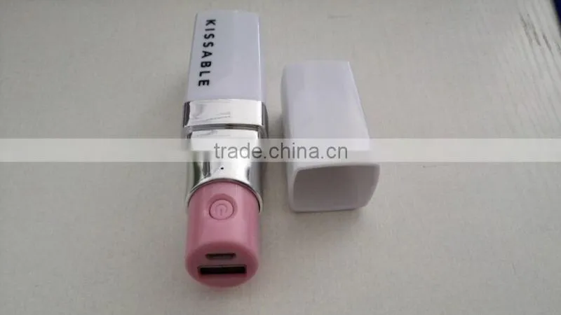 Factory direct Promotiona cosmetic Gift Power Bank 2600mah