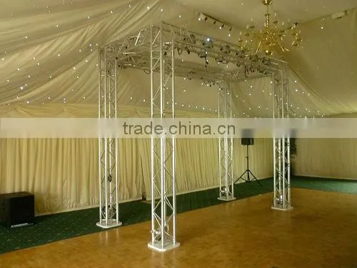 Shenzhen Mounteck heavu duty load aluminum truss 290mm concert stage roof truss