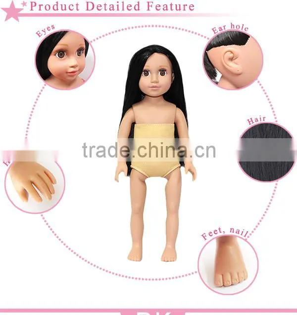 HOT SALE 18 Inch Big Vinyl Doll Kits Life Like Vinyl Dolls Farvision