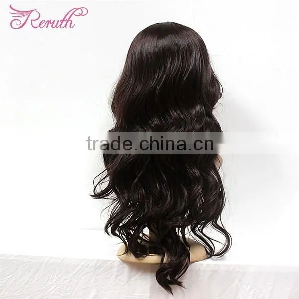 OEM High Quality Cheap Can be Dyed Beautiful Natural Wavy Wig