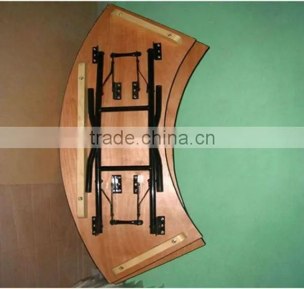 wood wedding banquet folding table