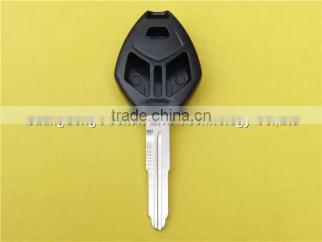 Blank Replacement 2+1 Buttons Uncut Right Groove Blade Remote Key Cover Mistubishi Car Key
