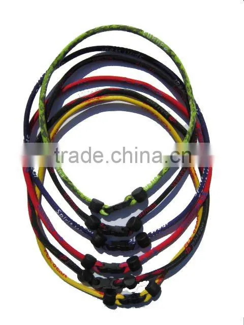 Power Energy Titanium Germanium 1 Rope Necklace & Bracelet Set